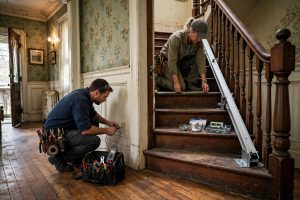 Stair Lift Installation in Older Homes Electrical, Flooring, & Stairway Considerations